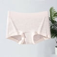 thumbnail image 4 of IFNWSV Mid Rise Seamless Underwear Breathable High Stretch Lift Butt Bikini Panties for Women Comfort Fit Pink L, 4 of 5