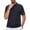 DXY3110-Dark Blue, variant on Weilanxin Mens Polo Shirts Short Sleeve Casual Striped Stylish Dry Fit Performance Designed Collared Golf Polo Shirts for Men Dark Blue M