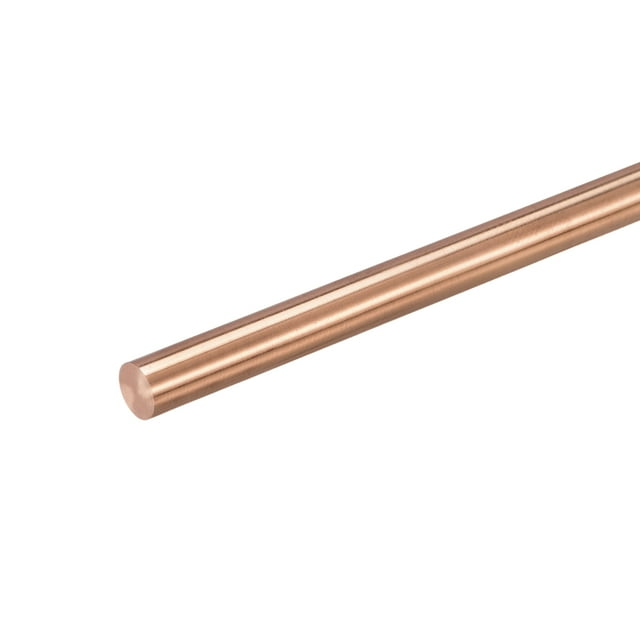 Unique Bargains 6mm Dia. 100mm Length Solid Copper Round Rod Lathe Bar Stock for DIY Craft