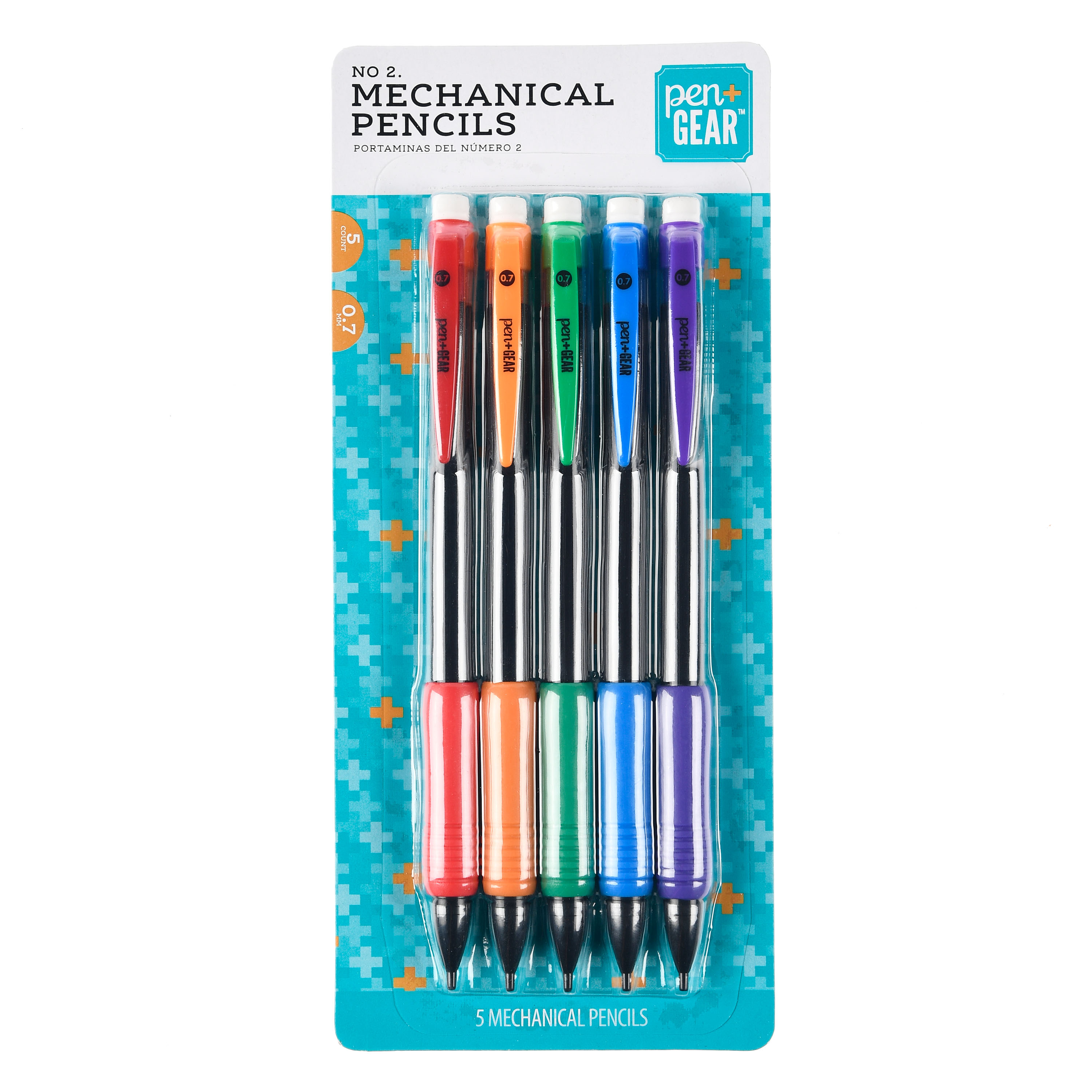 Pen+Gear No.2 Mechanical Pencils, 0.7mm, 5 Pack - image 2 of 8