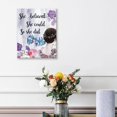 thumbnail image 3 of Inspirational Wall Art for Women Girls - She Believed She Could So She Did Motivational Quotes Framed Canvas Wall Art Print for Office Bedroom Living Room Classroom Wall Decor, 3 of 6