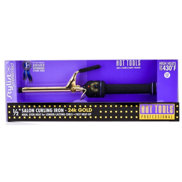 Rizador Hot Tools Salon 24 quilates 1/2 pulgada modelo 1103
