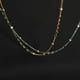 thumbnail image 4 of Gargantilla brillante de plata de ley S925 entera, cadena de clavícula, collar geométrico corto para mujer, sentido del diseño de nicho de moda, 1 pieza-plata, 4 of 5