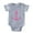 Heather Grey, variant on CafePress - Anchor_Pink - Cute Infant Baby Football Bodysuit
