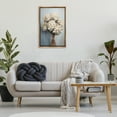 thumbnail image 3 of Stupell Industries Bundle of Hydrangea Plants & Flowers Painting Brown Floater Framed Canvas Art Print Wall Art, 21 x 31, 3 of 10