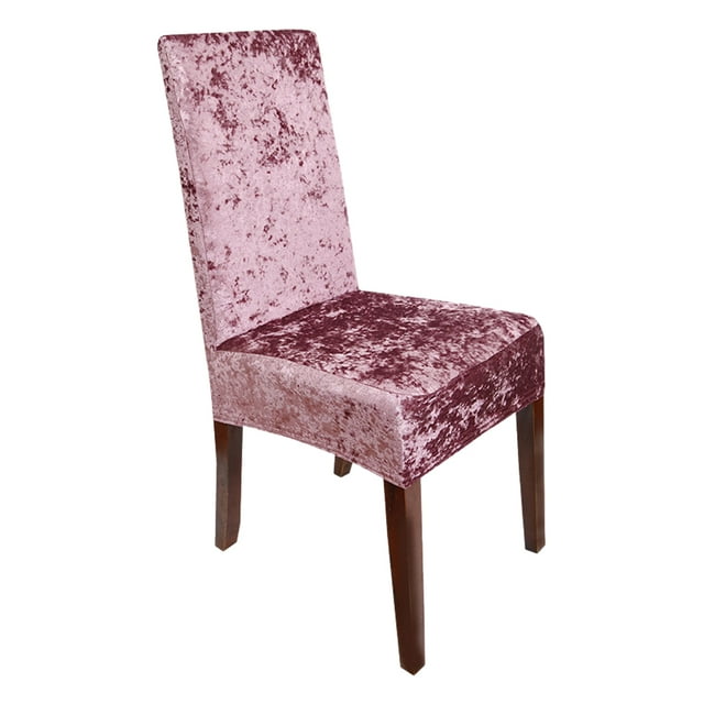 Xingzhi And Decorate Chairs With Polyester Dining Chair Covers Made With Polyester Dining Room Chair Cover purplish red