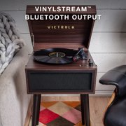 Victrola Liberty Bluetooth Record Player 3-Speed Turntable with Stand