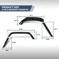 thumbnail image 3 of 8Pcs Fender Flares overfender W/ hardware Fit For Hummer H1 / Humvee / HMMWV, 3 of 10