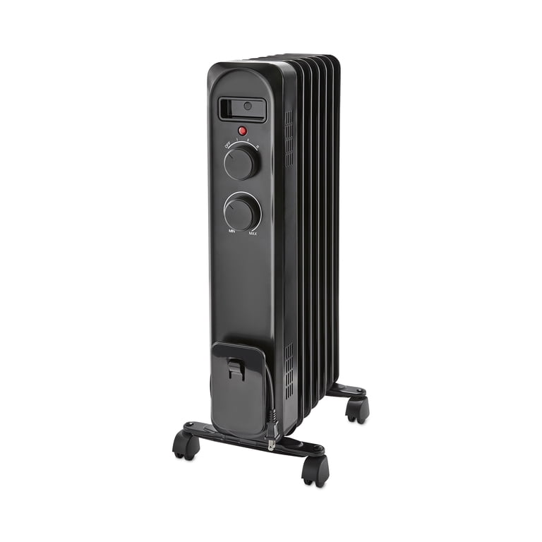 Mainstays Oil-Filled Radiator Heater, 1500W, 3 Settings photo 1