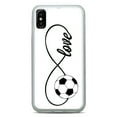 thumbnail image 1 of Soccer World Cup Futbol Infinite love White Shockproof Hard Rubber Custom Case Cover For iPhone 12 Pro Max, 1 of 5