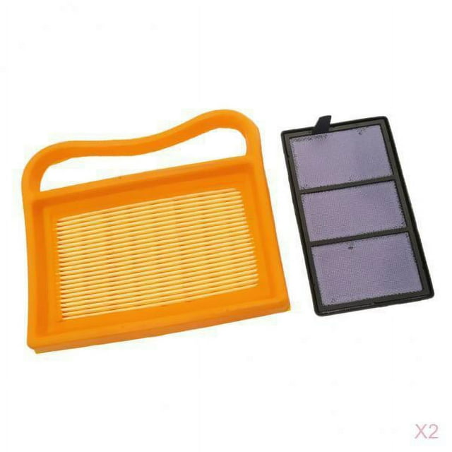 Almencla NEW AIR FILTER SET 2 PARTS FOR TS410 & TS420 TS480i, & TS500i, 2 Pack, 15x