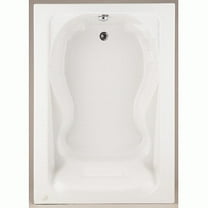 American Standard 2772.002 Cadet 60" Acrylic Soaking Bathtub - White
