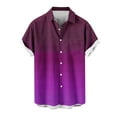 thumbnail image 5 of Arnsht (S-5XL) Big and Tall Men's Cotton Linen Shirts Lapel Button Down Short Sleeve Dress Shirt Casual Summer Shirt Tops Pink S, 5 of 6