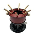 thumbnail image 1 of Fondue Pot Set Fondue Maker Pot Engrosada Estable Fondue de Queso Fondue Caldo Fondue Set para Postre Fiesta de Cumpleaños Home Picnic, 1 of 8