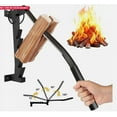 thumbnail image 4 of Firewood Splitter For Wall Mount, Manual Kindling Maker With Alternating Fins, Easy Install, Safe Splitting For Indoor Outdoor Use, 4 of 5