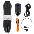 thumbnail image 1 of Máquina de tatuajes Kit de pluma Aleación de aluminio LCD Control de modo dual inalámbrico Interfaz de CC Fuente de alimentación para tatuajes Plata, 1 of 10