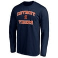 thumbnail image 2 of Men's Navy Detroit Tigers Team Heart & Soul Long Sleeve T-Shirt, 2 of 3