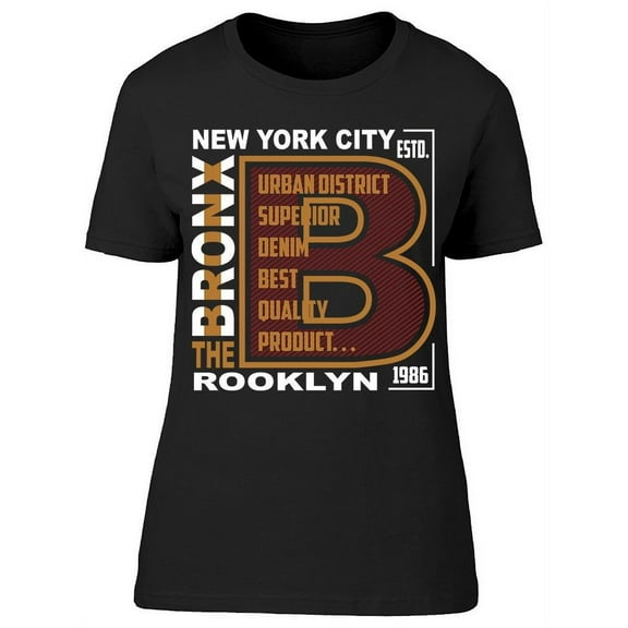 Banner: Bronx, Urban District T-Shirt Women -Image by Shutterstock, Female 3X-Large