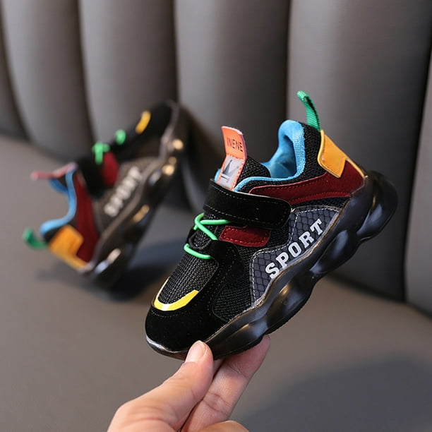 Black Friday Deals 2022 TopLLC Baby Toddler Shoes Infant Boys Mesh Breathable Sport Running Shoes Sneakers Baby Girls Boys Sneakers