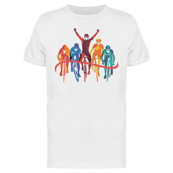 Cycling Race Stylized T-Shirt Men -Image by Shutterstock, Male Small