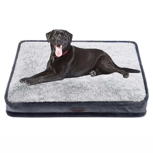 Cama para perros DEBANG HOME Deluxe de felpa impermeable para perros medianos