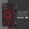 thumbnail image 3 of Case For Xiaomi 13 12 12S 11 11T 10 10S 9 9SE 8 8SE Pro Ultra Lite Colour Simple Liquid Silicone Case Marvel Spider-Man RED Line, 3 of 5