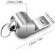 thumbnail image 3 of Juego de 5 silbatos de acero inoxidable, silbatos de señal de emergencia de metal de alta voz para árbitros, entrenadores, salvavidas, baloncesto, fútbol, ​​hockey ER, 3 of 5