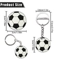 thumbnail image 3 of Football Themed PVC Soft Rubber Keychains Bag Charms For Fans Accessories, 3 of 6