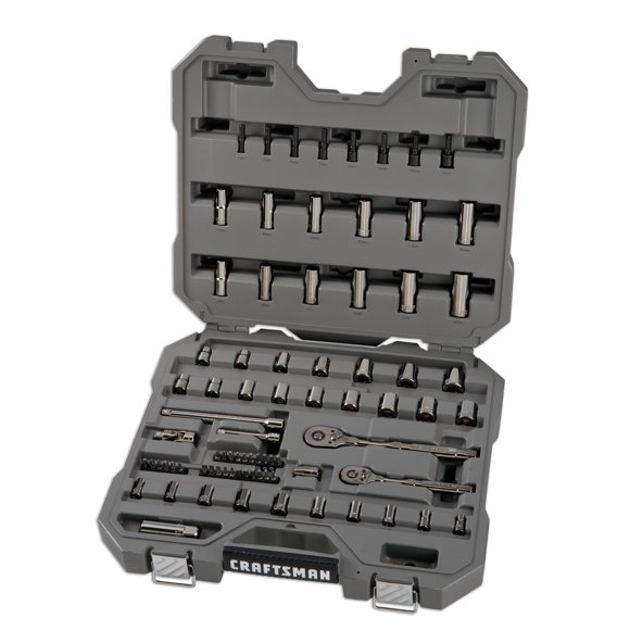 Juego de herramientas CRAFTSMAN OVERDRIVE 80 piezas Gunmetal Chrome