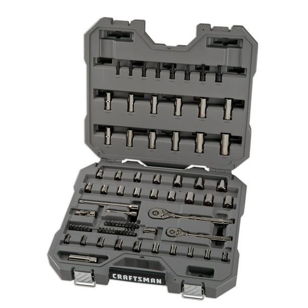 Juego de herramientas CRAFTSMAN OVERDRIVE 80 piezas Gunmetal Chrome