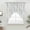 Grey, Sage Green, variant on Dark Blue Grey Botanical Swag Valances for Windows 2 Pack, Kitchen Window Curtains 36 Inch Length, Spring Floral Summer Farmhouse Privacy Swag Curtains for Living Room/Bathroom 36"x36"