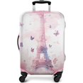 thumbnail image 3 of Travel Luggage Cover Suitcase Protector Fits 18-32 Inch Luggage Wheel Covers Patterned Travel Related Items Flower Luggage Protector Elastic Luggage Anti-scratch Suitcase Cover L, 3 of 5