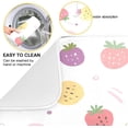 thumbnail image 2 of Dish Drying Mat Cute Strawberry Absorbent Microfiber Kitchen Dish Mat Super Absorbent Dish Drainer Mat for Kitchen Counter 18" x 24", 2 of 7