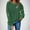 Army Green, variant on Miqool Halloween Ghost Sweatshirts for Women Spooky Season Sweatshirt Lightweight Halloween Graphic Crewneck Pullover