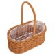 thumbnail image 1 of IFANLANDOR Cesta Tejida Portátil Color Marrón Con Asa Ideal Para Picnic Y Almacenamiento En El Hogar, 1 of 7