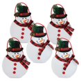 thumbnail image 1 of Set de 5 bolsas de fieltro Current Snowman Joy, 13 x 18 cm, 1 of 6