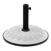 Resin Sunflower Face Umbrella Base in White