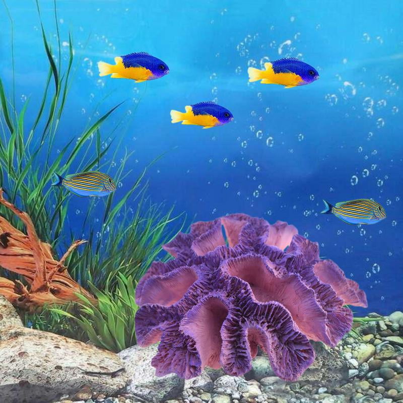 coral reef fish tank decorations