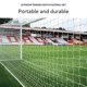 thumbnail image 5 of Red de fútbol para portería de fútbol, para entrenamiento deportivo de jóvenes, 3 m x 2 m, 1,2 mx 1,8 m, red de fútbol para puerta, plegable, portátil, para niños, 5 of 5