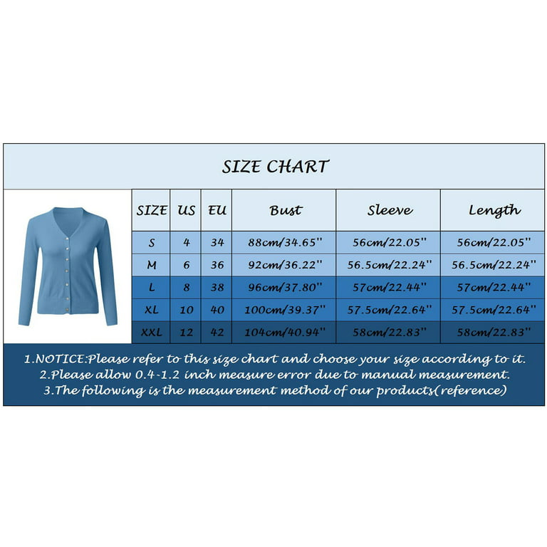Cardigan Sweaters for Women Womens Solid Button Down Long Sleeve Classic V  Neck Knit Cardigan Sweater Cardigan for Women Cotton Grey Xl 