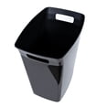 thumbnail image 4 of Hefty 6 Gallon Office Handled Wastebasket, Black, Set of 6, 4 of 6