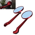 thumbnail image 1 of ESTINK Handlebar Mirror,Rearview Mirror Replacement,Retro Rear View Mirror CNC Aluminum Alloy Universal for Motorcycle 8mm 10mm Mounting Size, 1 of 8