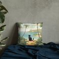 thumbnail image 2 of Salty - Chat Noir par la Mer Oreiller, 2 of 9