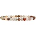 thumbnail image 1 of Angelstones Bracelet Extensible en Perles Rondes de Quartz Multicolore Naturel 6mm 7 Pouces Unisexe, 1 of 5