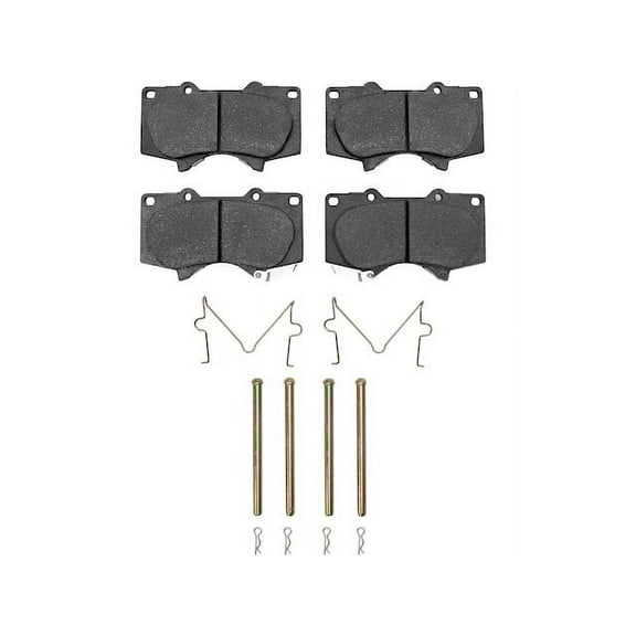 Front Brake Pad Set - Compatible with 2005 - 2022 Toyota Tacoma 2006 2007 2008 2009 2010 2011 2012 2013 2014 2015 2016 2017 2018 2019 2020 2021