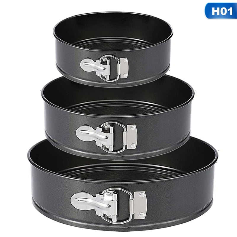 KABOER 3Size NonStick Spring Form Round Cake Baking Bake Tin Tray Pan