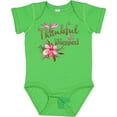 thumbnail image 3 of Inktastic Thankful and Blessed Inspirational Saying with Pink Flowers Boys or Girls Baby Bodysuit, 3 of 5