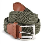 Stretch Braided Woven Belts without Holes, Elastic Casual Belts for Men and Women by Umo Lorenzo