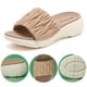 thumbnail image 5 of Suela Gruesa Sandalias Plataforma Con Cuña Zapatos Antideslizantes para Mujer Exteriores, 5 of 9