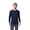 Navy, variant on Zfeel Dry Fit Poly Long Sleeves T-Shirts 100% Polyester Moisture-Wicking Crewneck Tee Shirts (Navy, L)